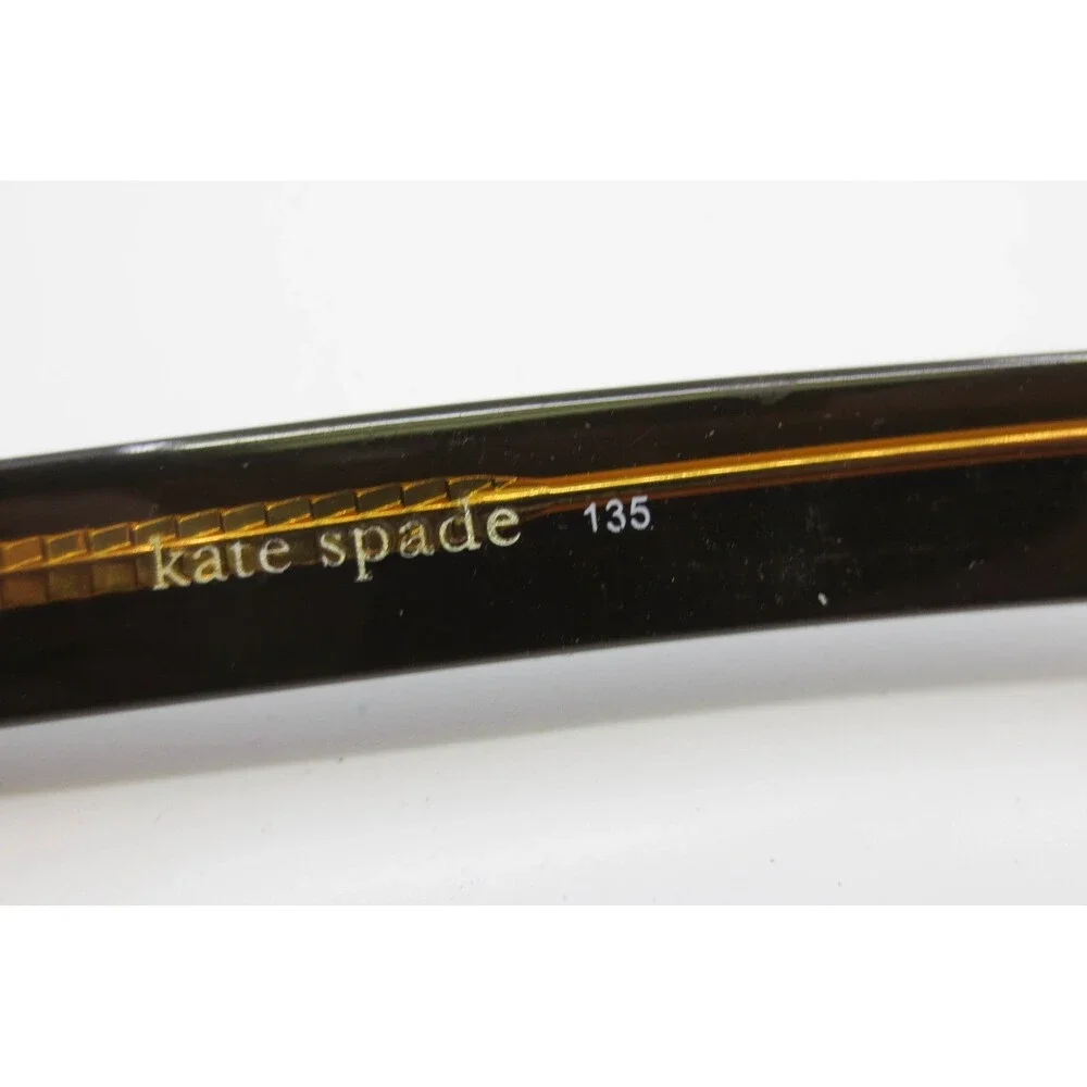 Kate Spade JRTF GN Tortoise Amber Oval Cat Eye Eyeglasses Frames 55-17-135 Brown